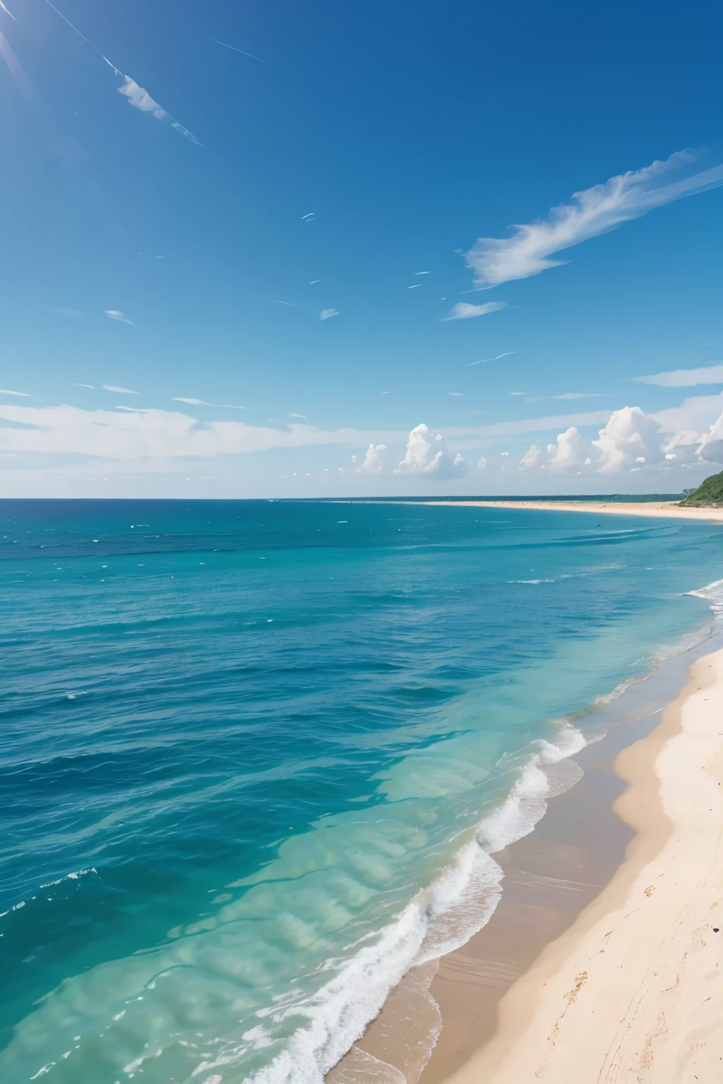 beautiful sea edge, Beautiful sea and clear sky, blue water, Blue sky, perfect wallpaper