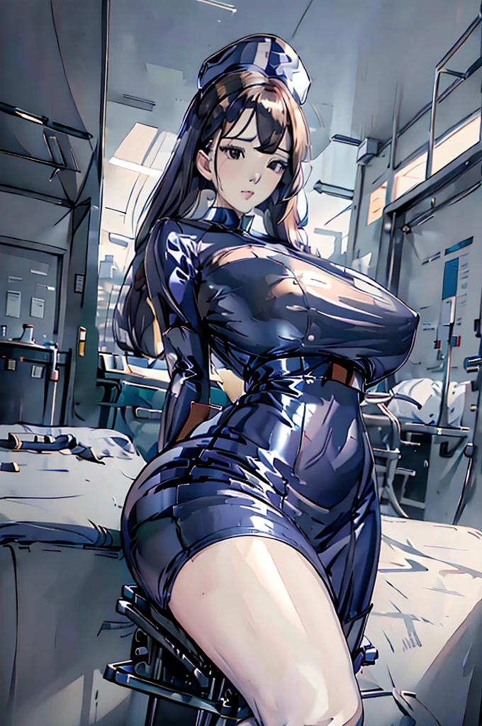 nurse uniform,hospital, latex nurse suit,nurses,busty,elbow gloves,labcoat,white hair woman,white eyes , gigantic ,medical instruments,asian nurse,two nurses,speculum,examination room,oversize ,big ass ,strap on, lay on table ,legs spreaded,giving birth,gyno chair , dentist,Milf,latex,grey uniform