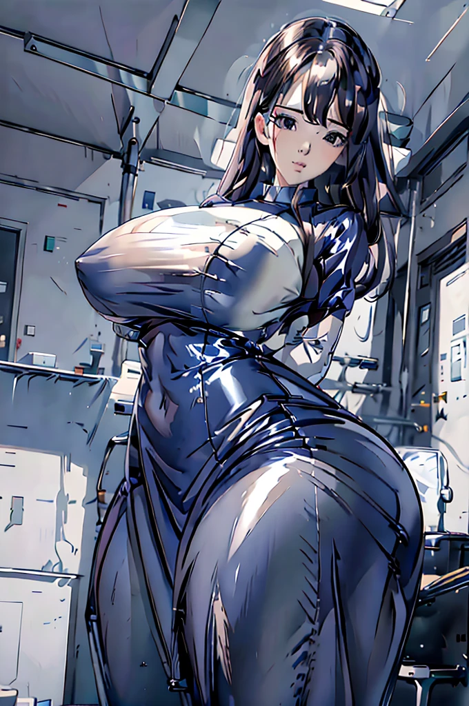 nurse uniform,hospital, latex nurse suit,nurses,busty,elbow gloves,labcoat,white hair woman,white eyes , gigantic ,medical instruments,asian nurse,two nurses,speculum,examination room,oversize ,big ass ,strap on, lay on table ,legs spreaded,giving birth,gyno chair , dentist,Milf,latex,grey uniform