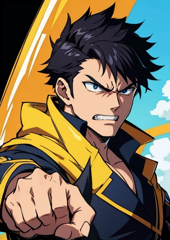 Handsome,male,Get angry,anime