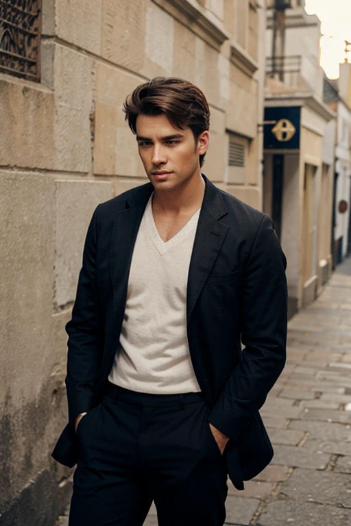 Men's Beauty Fashion Leather Athletic Sexy