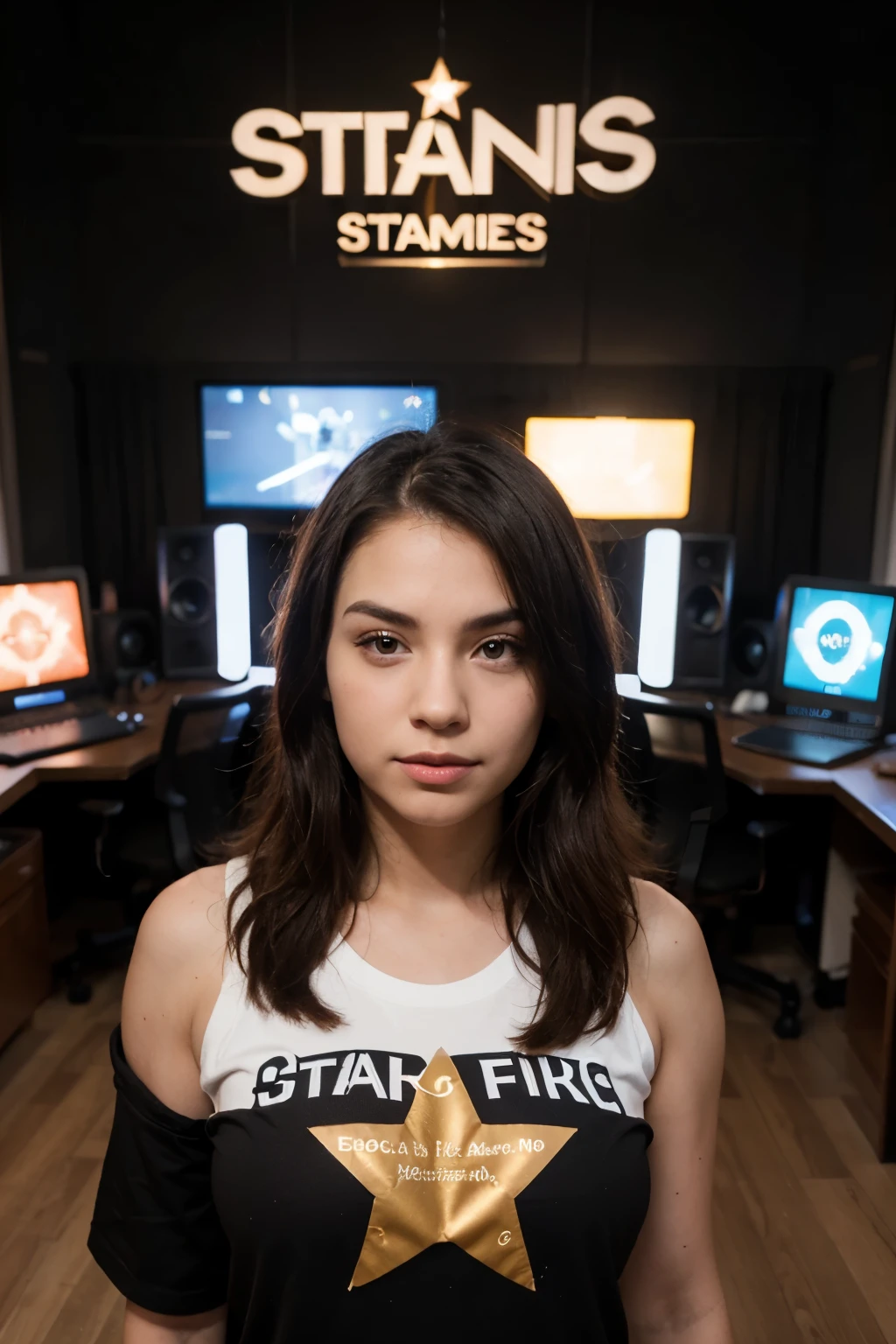 Faz uma logo de um estudio do roblox, para por de foto no studio o estudio se chamada STAR GAMES