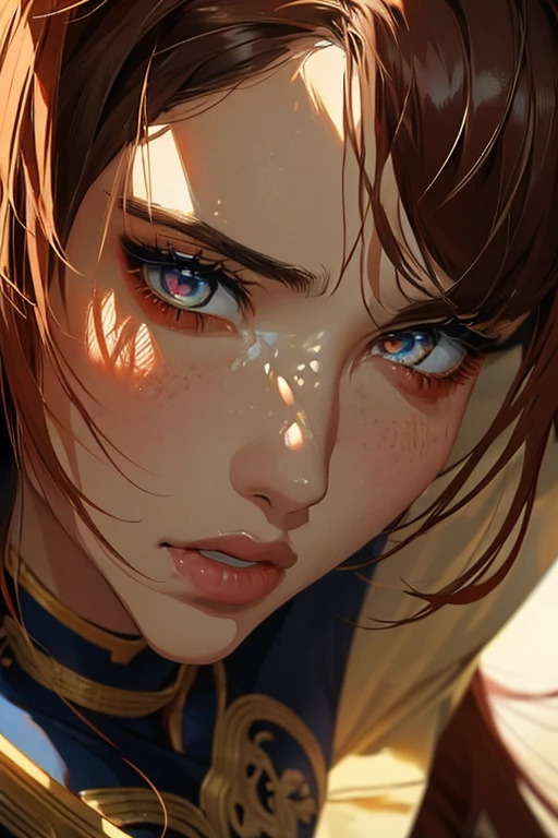 Hot hunklike young big strong looking attractive handsome Korean guys very ullzang subtle hints of 80s like vaporwave anime look trendy hipsterish natural color darkr red brown bit shot hair Hazel or light brown or like amber colored eyes detailed defined es chiseled almost sculpted sulptured looking. body face features