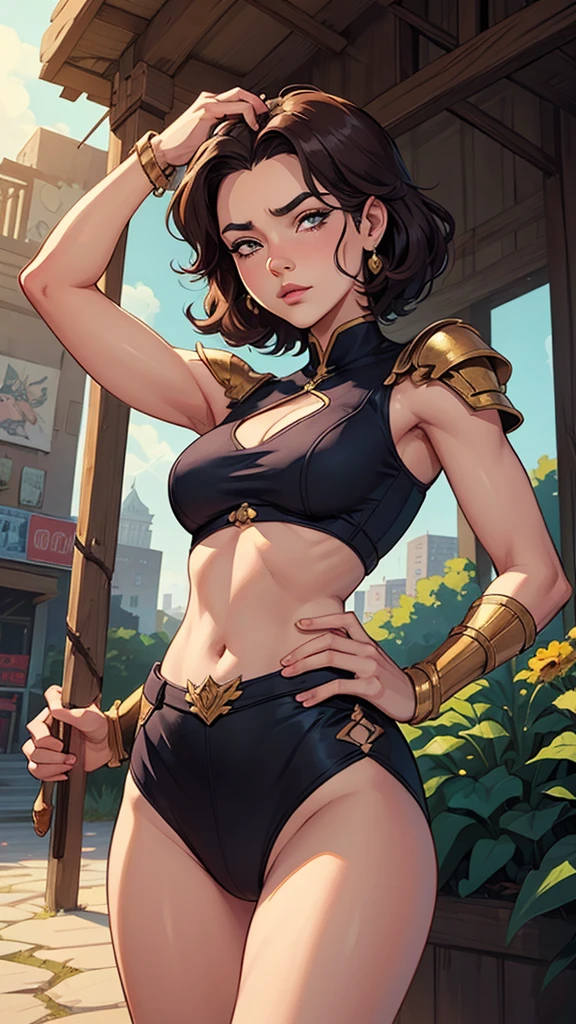 Characterstyle Cartoon style digital illustration female GTA style in cartoon style Digital art style illustration Cartoon image of a woman .Ilustra??o estilo desenho animado, estilo de arte dos desenhos animados, Ella Purnel lestilo Cartoon style digital illustration artgerm style cartoon art style, digital illustration style, design de personagens altamente detalhado, arte digital detalhada coragem, Forest fan art, Design de personagens de retrato, beautiful digital illustration, retrato de alta qualidade, Arte em quadrinhos, mulher jovem cabelo com transas lindas . Beautiful lined eyes Medium large bust and wonderful sexy clothes. image expression of sexual desire from the waist to the illustration Ella Purnellstyle Cartoon style digital illustration artgermstyle style Cartoon style digital illustration GTA stylehair_sobre_um_olho, loiro_cabelo, Azul_olhos, retrato, Sozinho, (corpo todo:0.6), olhando pra cima, fundo detalhado, rosto detalhado, (bronzepunkai, tema bronze:1.1), gladiador, triunfante, teasing expression, yellow gladiador armor, torresmos, arena em segundo plano, Sangue, luz do sol, legendary gladiadorial atmosphere,, waterpark, tenda do mercado, building, provador, natural, salutation, Terra, Floresta de bambuPersonagem Yvonne Strahovski omagem de desenho animado de uma mulher .Ilustra??o estilo desenho animado, estilo de arte dos desenhos animados, estilo de arte dos desenhos animados, digital illustration style, design de personagens altamente detalhado, arte digital detalhada fofa, City fan art, Design de personagens de retrato, beautiful digital illustration, retrato de alta qualidade, Arte em Personagem Yvonne Strahovski omagem de desenho animado de uma mulher .Ilustra??o estilo desenho animado, estilo de arte dos desenhos animados, estilo de arte dos desenhos animados, digital illustration style, design de personagens altamente detalhado, arte digital detalhada fofa, City fan art, 