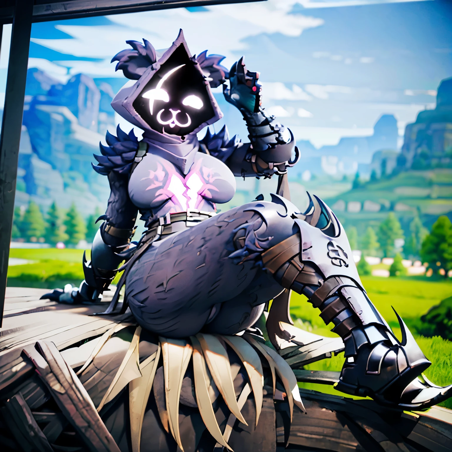 Raven team leader,fortnite,forest,big ass,sitting on a rock,3d,scenery,furry,vulva。
(best quality,4k,8k,highres,masterpiece:1.2),ultra-detailed,(realistic,photorealistic,photo-realistic:1.37),HDR,UHD,studio lighting,ultra-fine painting,sharp focus,physically-based rendering,extreme detail description,professional,vivid colors,bokeh,portraits,landscape,horror,anime,sci-fi,photography,concept artists,wilderness,shadows,dense foliage,mosaic terrain,sunlight filtering through the trees,soft fur textures,tall grass,rich flora and fauna,ethereal atmosphere,majestic trees,rocky formations,fantasy elements,mysterious shadows,lush vegetation,serene ambiance,radiant light,peaceful and calm,vibrant colors,tranquil setting,sublime vistas,expansive natural landscape,exquisite details,impressive scene with a sense of grandeur,natural beauty undisturbed,rustling leaves and ambient forest sounds