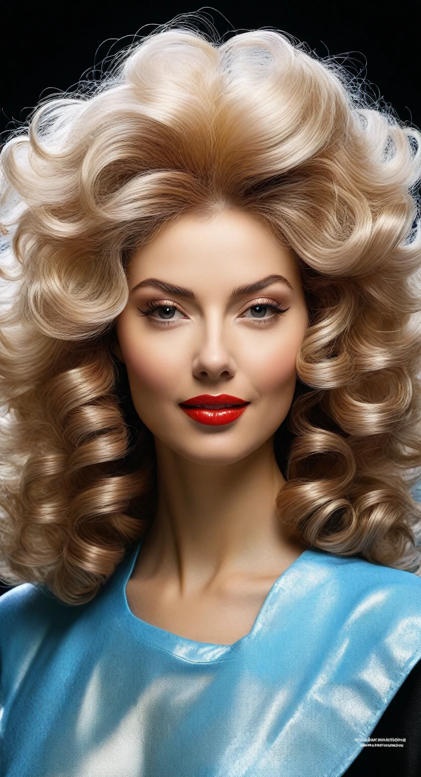 drill hair, curtained hair, lock of hair, Big hair, medium hair, shiny hair (dynamic hair color: 1.49), supermodel for Cosmopolitan, raised eyebrows, smile, wrinkled lips, surrealism, Renaissance/rococo, award winning raw photography, style гиппердетализации, from influence of Steven Spielberg, cinematic lighting, depth of field, divine rays, falling shadow, Fujikos, вид first person, first person, wide angle, натуралистичный style, surrealism, UHD, retina(retina: 1.49), masterpiece, accurate, Textured leather, High detail, a high resolution, 16 thousand.(masterpiece, accurate, Textured leather, High detail, a high resolution, 16 thousand.: 1.49)