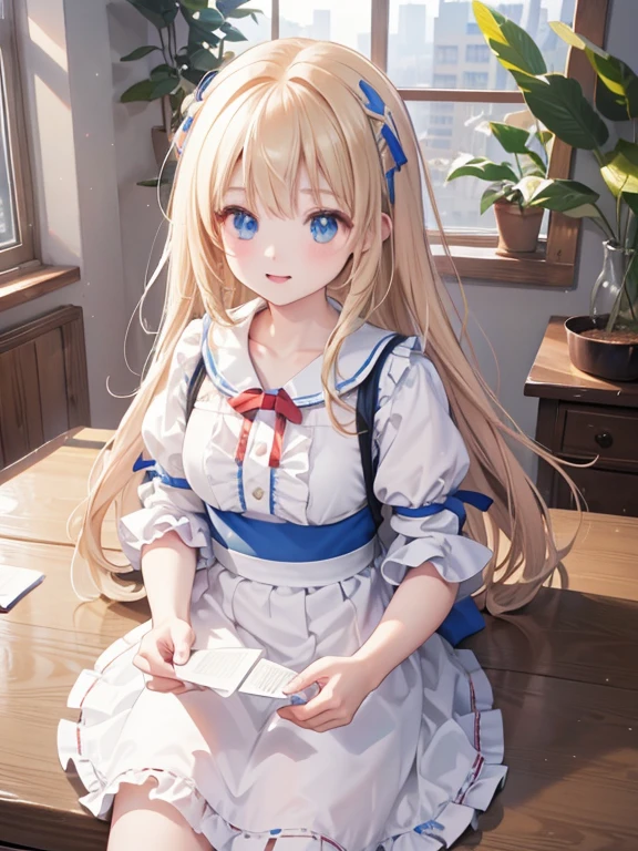 (8k, highest quality, Tabletop:1.2)、Ultra-high resolution、Alice&#39;s worldview in Wonderland,Trump&#39;s Soldiers, blue sky, Castle garden, White roses are being painted red