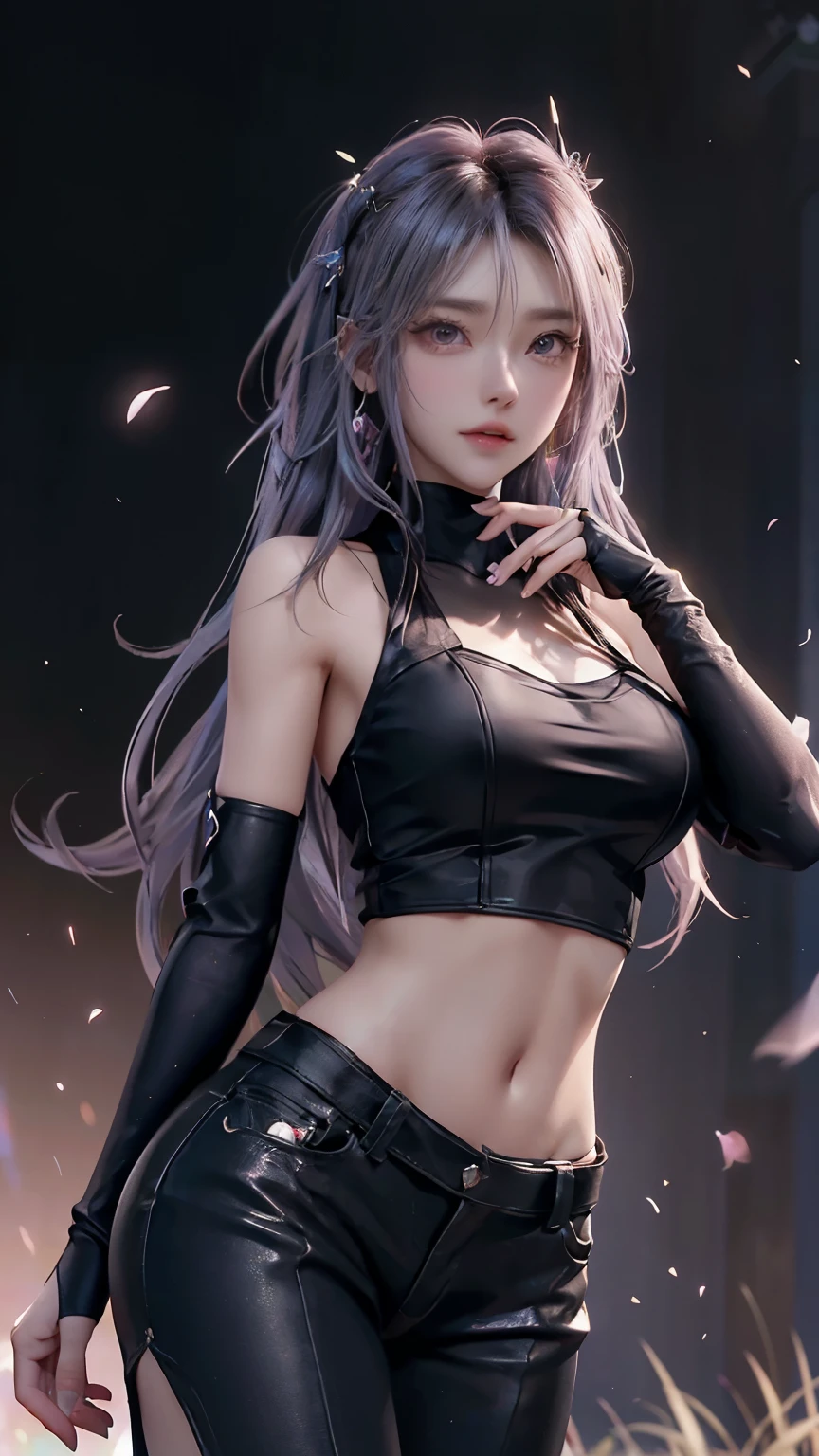 (Ashenhardt style:1.4), Masterpiece, Best quality, High quality,(Red eyes with dark red glow), (in profile), Abstraction, Deep Sea, Award-winning photography, Depth of field, HDR, Very detailed, Trending in art station, Trending in CGsociety, Complex, High detail,(Masterpiece: 1.2, highest quality), (Best lighting, very delicate and beautiful), (Best lighting, Very delicate and beautiful), (beautiful detailed face), (detailed eyes and detailed face:1.2),fantasy, (young girl, 1girl, solo, crazy smile, striped hair,ultra detailed gradated hair,pale skin,G cup,cleavage,19 piercings,((tattoos all over the body,tribal tattoos all over the legs)) White hair, glowing red eyes, dynamic angle, Vampire), ((Graffiti mural wall background: 1.15), (Standing on a crossword in a narrow street: 1.2) art painting on the ground, art painting on the ground, pointy_ears, fangs, blood on the face, blood rain, blood mist, (depth of field),high contrast,(blood splash: 1.4),cowboy shot,full body, colorful poses,((uniform,blazer, Ruffled Mini Skirt,Bright Color Panties:1)),Cowboy Shot,Denim Jacket,