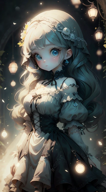 Beautiful eyes、Big Eyes、One Woman、Luxury dress、8k、 In the soft sunshine
