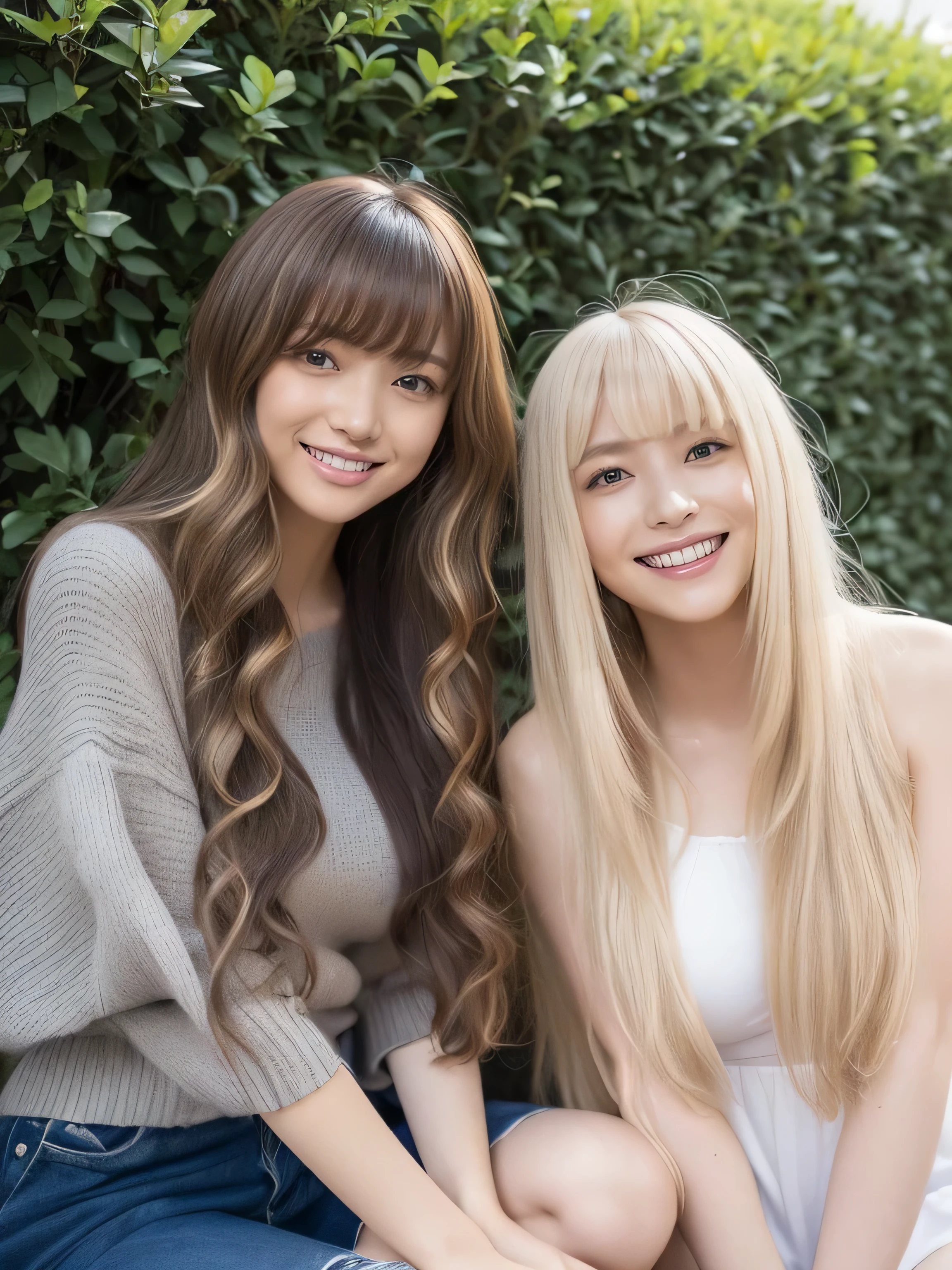 (Identical twins on knees :1.3) (The two are posing happily.:2.0) (See her in the middle of a busy street in France、They look happy.) (Their faces are clones Clothes are random Hair color is random) (((Hair color is random:1.5))) ((Beautiful model with long platinum blonde hair, girl with super length Hair, extremely length Hair, extra length Hair, very long, Flowing Hair, very length Hair, length Hair girl, very long, Flowing platinum blonde hair, length Hair windy, very longプラチナブロンドヘア, length, Flowing Hair, length and or curly hair, with length Hair, length Hair!!!! Her highest quality hair is long and 真っ直ぐ or curly hair very long, highest quality platinum blonde, length hair in the center, Highest quality long Straight or curly hair, length, Straight or curly hair, beautiful, High quality platinum blonde hair, length and platinum blonde hair highest quality Straight or curly hair, length Hair, length and Straight or curly hair, highest quality platinum blondeヘア, Perfect silky Straight or curly hair of the highest quality, Straight or curly hair, highest quality platinum blondeヘア, length platinum blonde hair Straight or curly hair, length, Bright platinum blonde hair Her hair is long and Straight or curly hair, very longプラチナブロンドヘア, length hair in the center, length Straight or curly hair, length, Straight or curly hair, beautiful hair of the highest quality, length Hair, length, Straight or curly hairプラチナブロンドヘア , length and free Straight or curly hair Platinum blonde hair, Straight or curly hair Platinum blonde hair)) (Her bangs are perfect.:1.3) (The most beautiful 18-year-old hair model in Japan) ((highest quality)), ((masterpiece)), (Familiar) (Get used to it) Perfect Face (Her skin is a typical French complexion....、And very detailed) (Big Breasts) (She is wearing a light blue skirt and a white blouse........) (She has a beautiful Japanese face and a typical Japanese figure...., Narrow eyes) (She has perfect beautiful makeup and face Lipstick is light red A solid eyeliner) ((Rich 1.4)) (Extremely detailed 8K) (Ultra-fine skin texture 1.4) (Actual, Vibrant:1.4), double eyelid Sharp focus:1.2、Beautiful woman:1.4 Dynamic Lighting (Genuine RAW photos taken by professional photographers) (Her bangs are perfectly straight.:1.3) Professionally lit from the front (She has a bright and cheerful face)