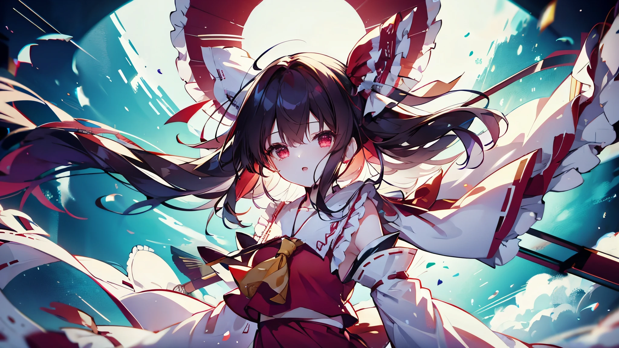 Reimu Hakurei,ray tracing