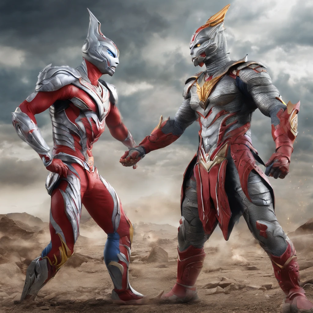 Ultraman vs Lu Bu