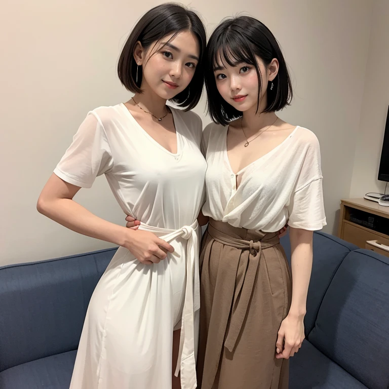 There's a woman playing the guitar in front of the full moon, artwork in the style of Gweitz, Gweitz, Erotic atmosphere, Lo-fi art style, LOFI Girl, Nightcore, Portrait of Rofi, amy sol style, Anime Aesthetics, Lostland Style, High-quality art style, Ross Tran style、Push up your chest with your guitar