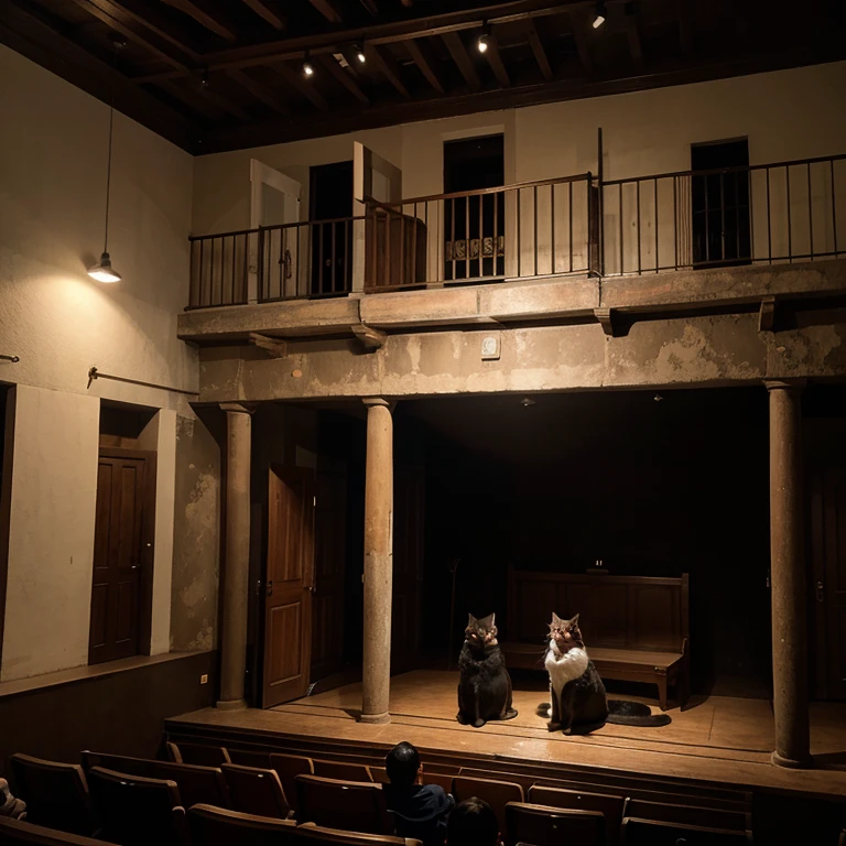 Obra de teatro de gatos