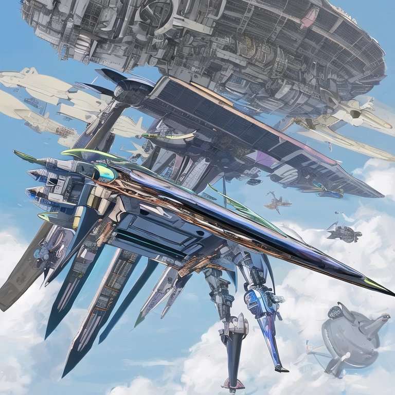 Futuristic aeronautical engineer