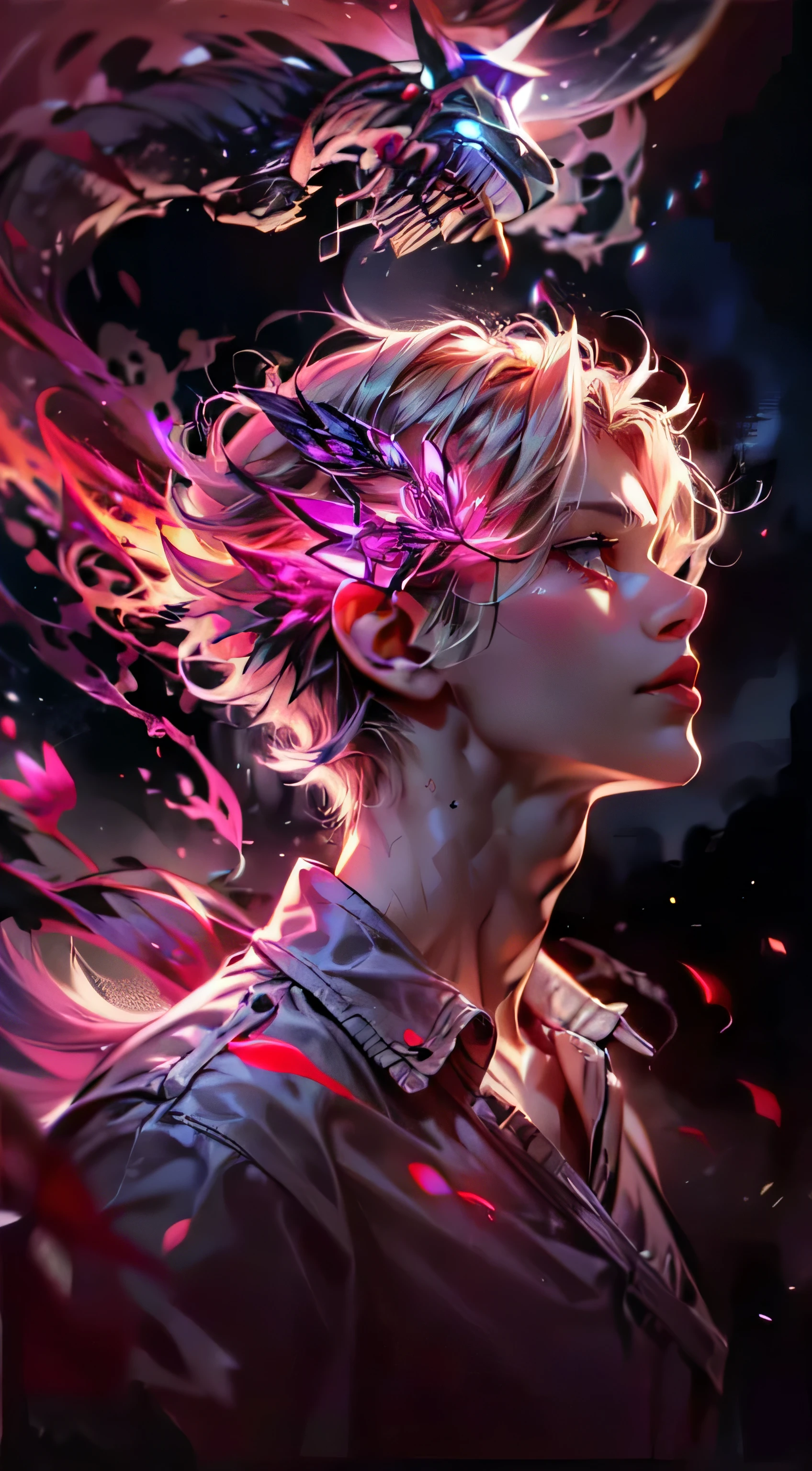 Red Butterfly flying on eye,4k anime,hd,deadly glare
