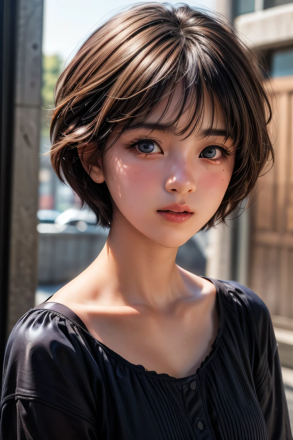 (NSFW:-1), (masterpiece:1.3), (8k, photorealistic, RAW photo, best quality: 1.4), 
cinematic lighting, 
(1boy), beautiful face, (realistic face), 
beautiful hairstyle, (short hair :1.5),
realistic eyes, beautiful detailed eyes, 
(realistic skin), beautiful skin, 
(blouse), 
absurdres, attractive, 
ultra high res, ultra realistic, highly detailed, 
golden ratio,  momokokikuchi, 
