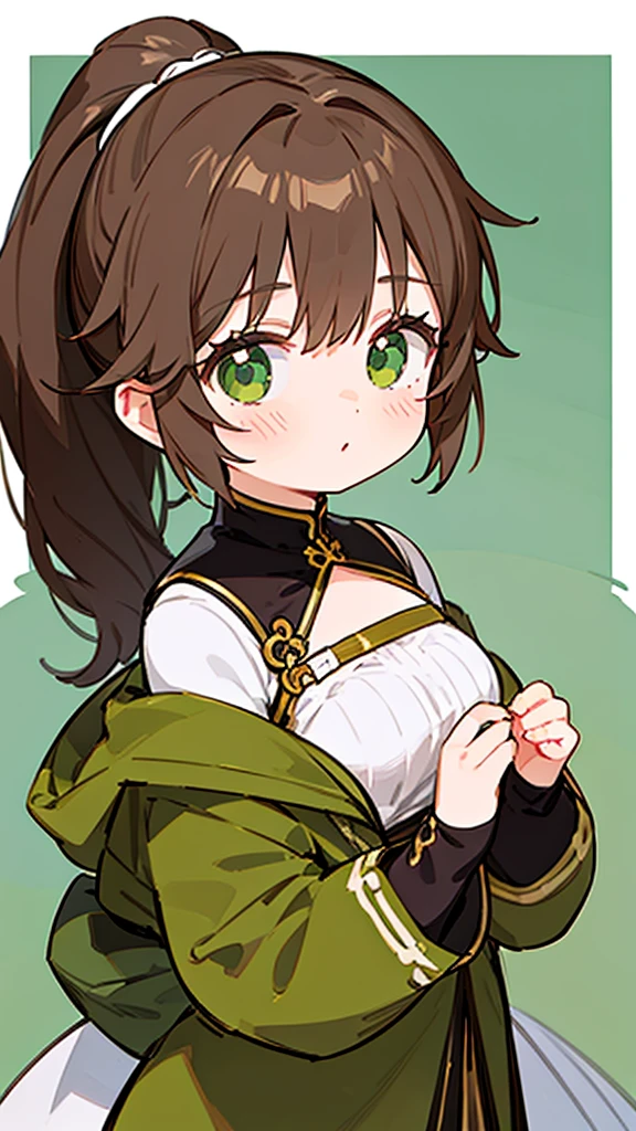 extremely detailed,
(Ellen 18-years-old, short dark layered hair, Brown-eyed, small breast:1.0), hair clips
Fantasy green rogue outfit, on all four, doggy style, having a sex