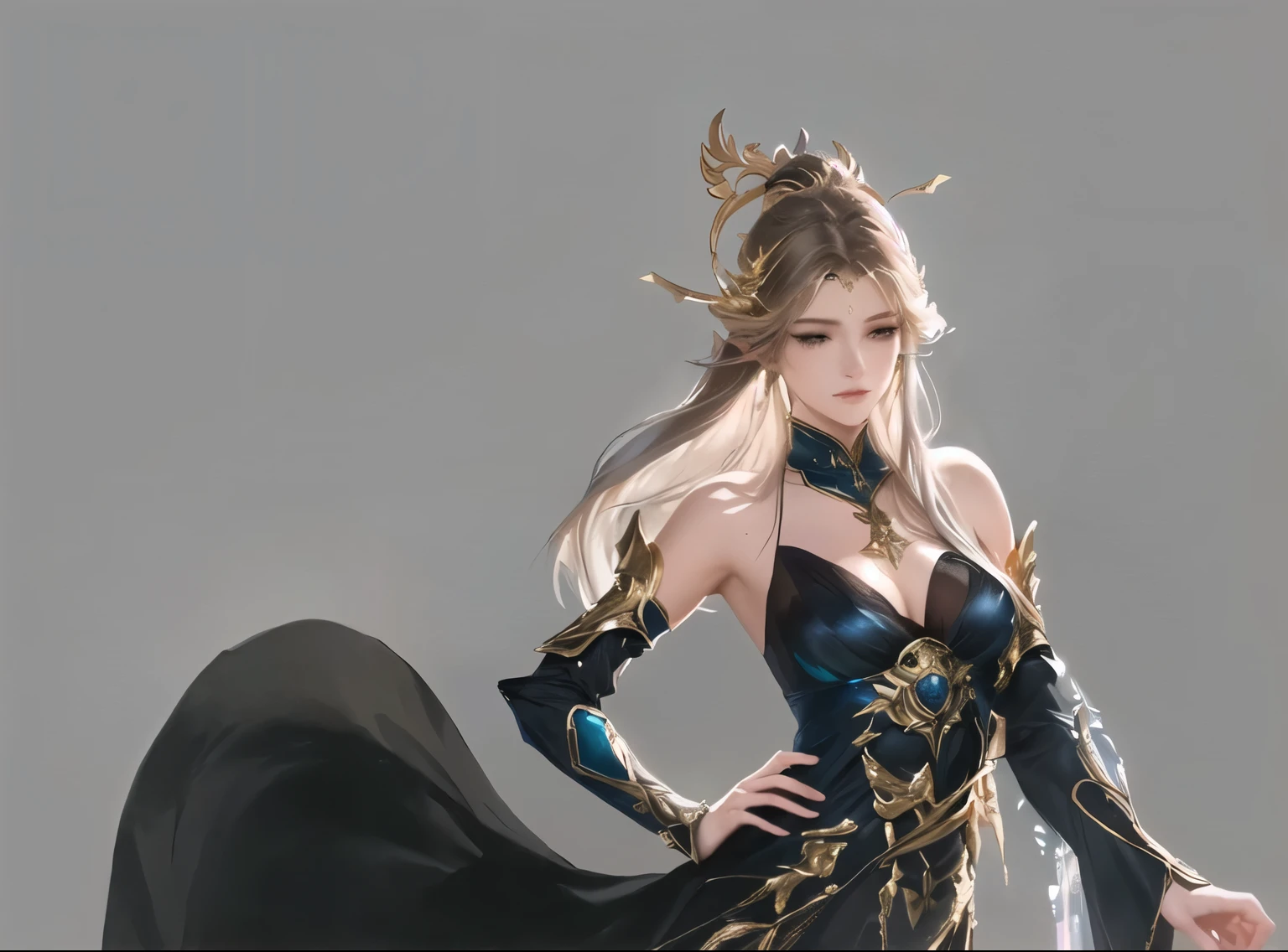 there is a picture of a sword in the middle of a painting, concept art magical highlight, light kingdom backdrop, infinite celestial library, gold ethereal light, unreal engine render saint seiya, light of the gods, goddess of light, concept art of god, divinity detailed, portal to the ethereal realm, entrance to ethereal realm, concept art, concept art