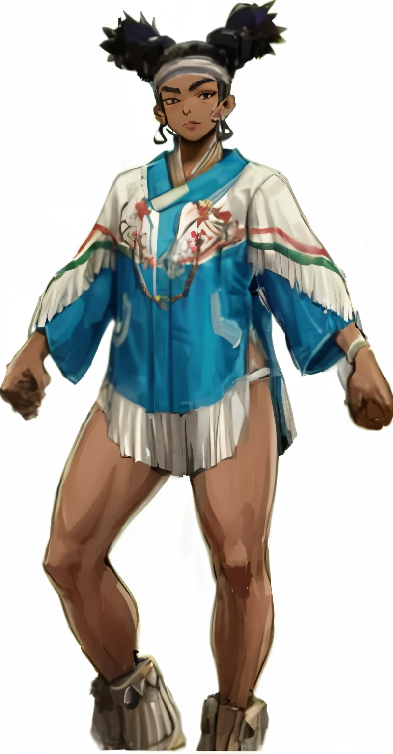 One girl、、Korean、Dark skin、Lean、cute、chest、