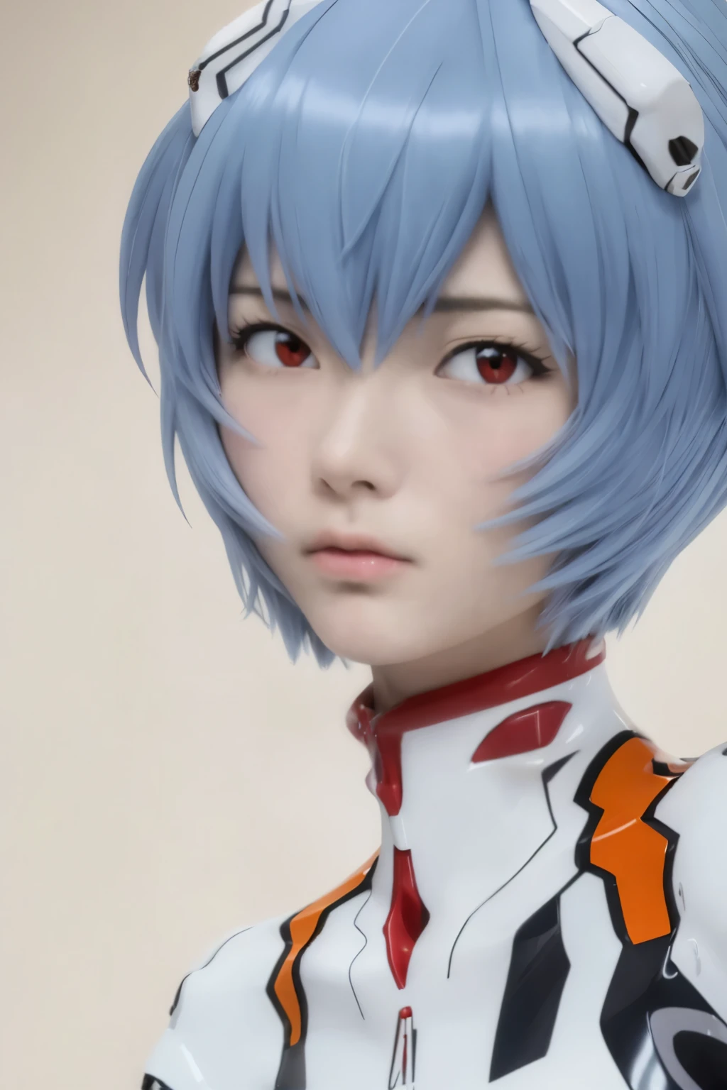 Close-up of a blue-haired woman wearing a futuristic suit, Ayanami, Rei Ayanami, rogue anime girl Ayanami Rei,
Detailed Hair, Hair blowing in the wind, Smooth Hair,
perfect Anime Cyborg woman, Perfect android girl, Beautiful female android, Photorealistic anime girl rendering, Cute Cyborg Girl, Portrait Anime Astronaut Girl, Anime Cyborg, Rendered with SFM, Inspired by Ren Mei