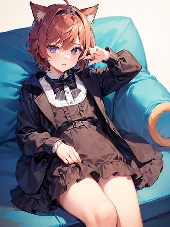 (((Boy with cat ears))), 8k, ((best quality)), 7 yease old, very cute