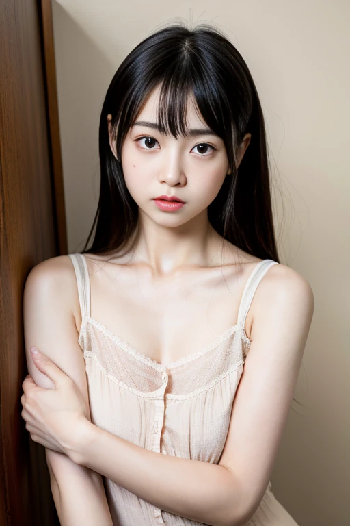 8K Ultra-high resolution Japanese women Real Baby Face 8K RAW Portrait(Japanese women) Textured skin Pale skin Doll-like