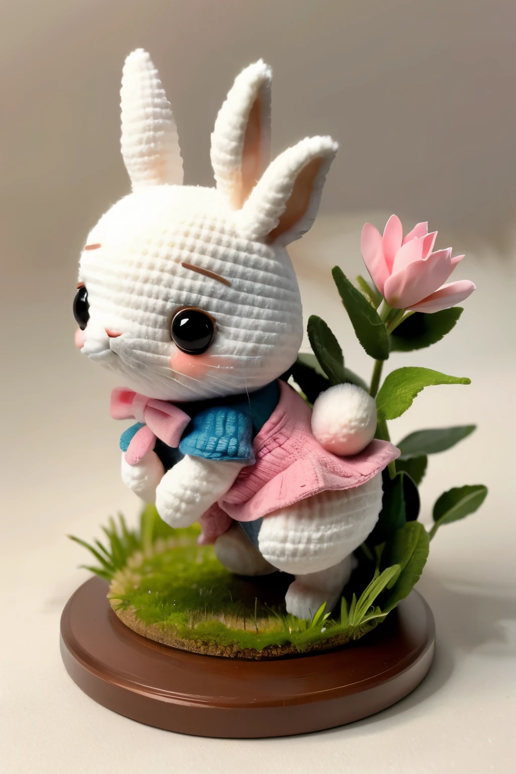 Surrealism、dream-like、 Cute rabbit、Fantasy creatures