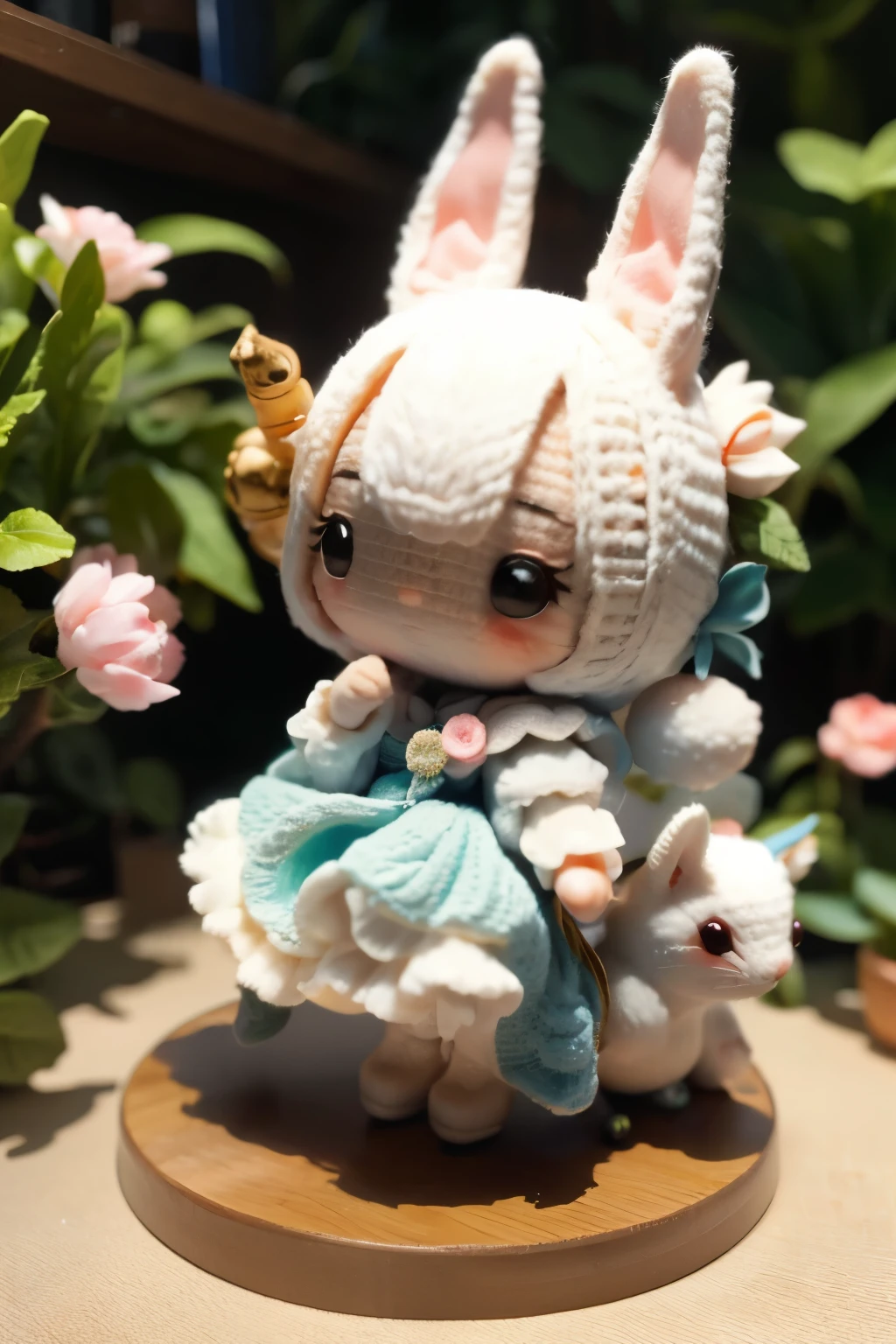 Surrealism、dream-like、 Cute rabbit、Fantasy creatures