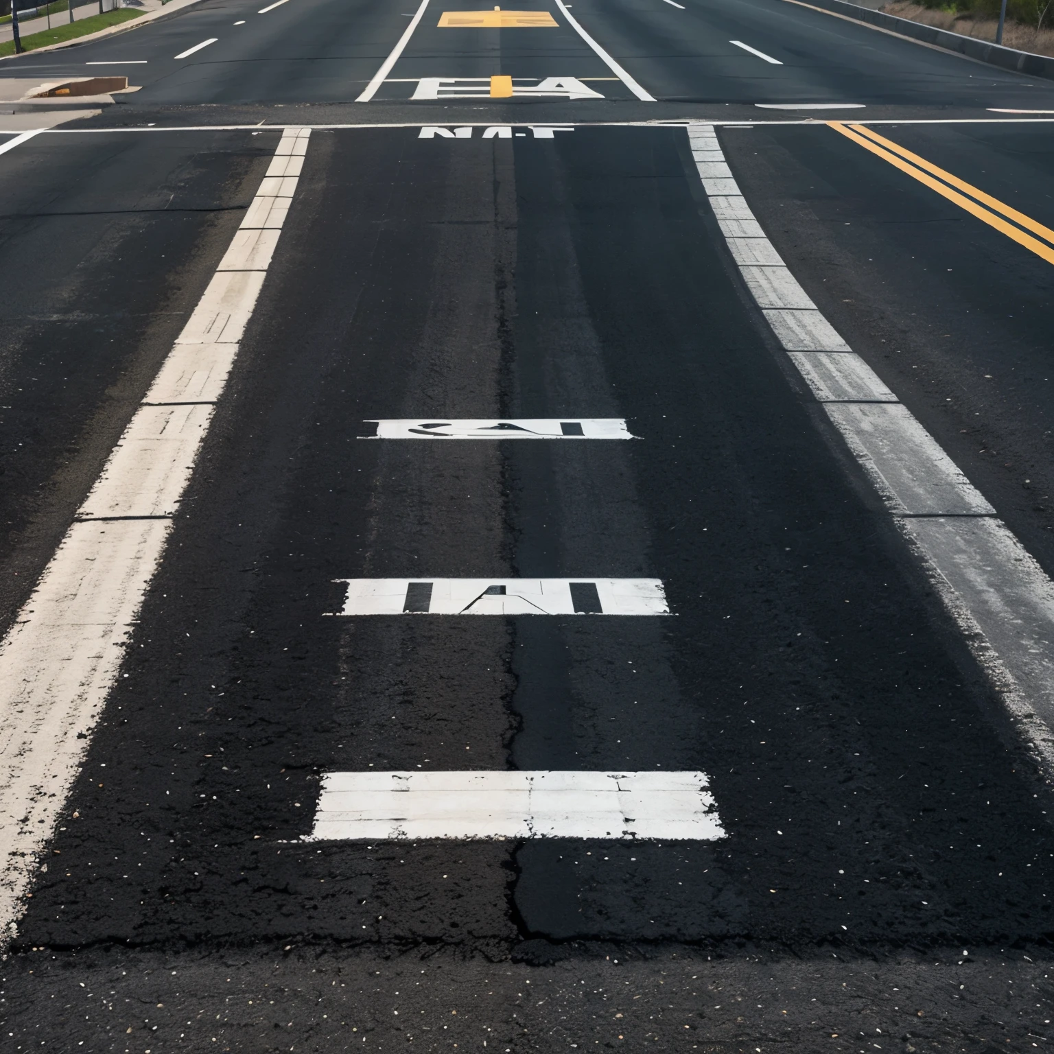 Generates an image showing the asphalt installation and showing the letters U.I.M.A