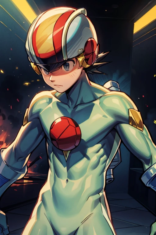 fight Boys Embarrassed bandage Slender masterpiece thin足 thin Helmet whole body