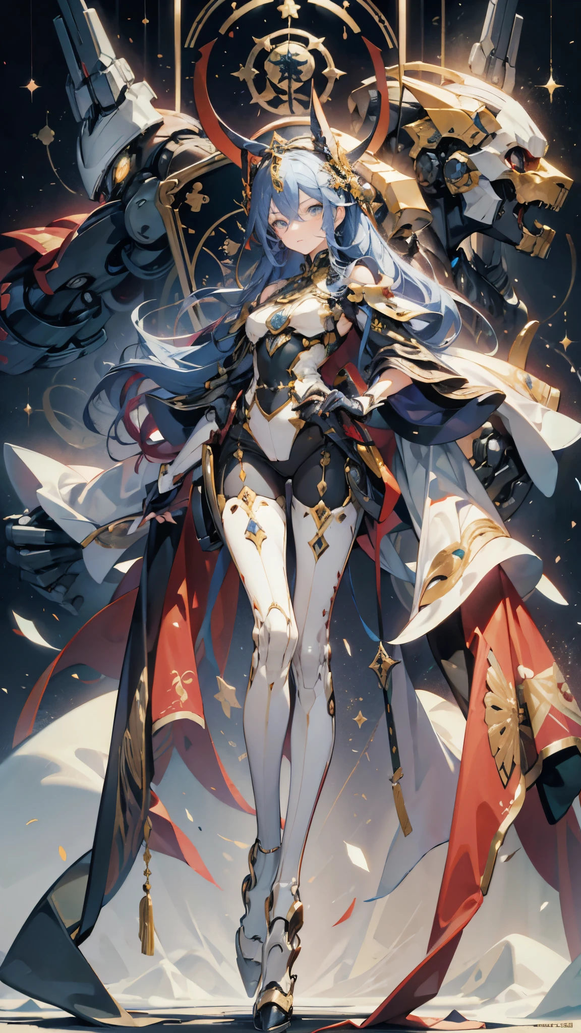 Tarot Characters, (emperor:1.2), Mecha,