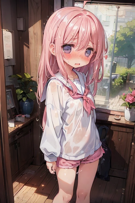(orgasm、Convulsions、blush、Watery eye:1.5)、Shorts
