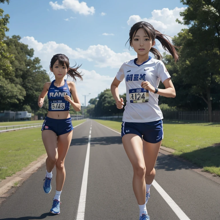 Running machine、girl、