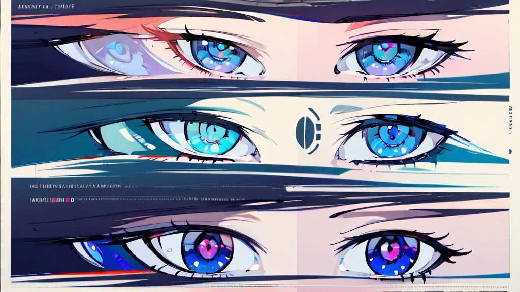 (Masterpiece,Highest quality,(Maximum details),(eye design sheet),blue eyes