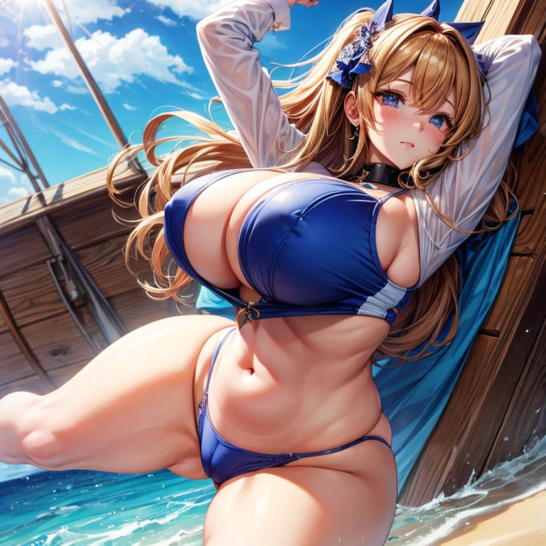 boat、club activities、Competition、beautiful girl、Camel Toe、Giant tit、Nipple Puffs、Cleavage、Plump、Super big breasts、Super big butt