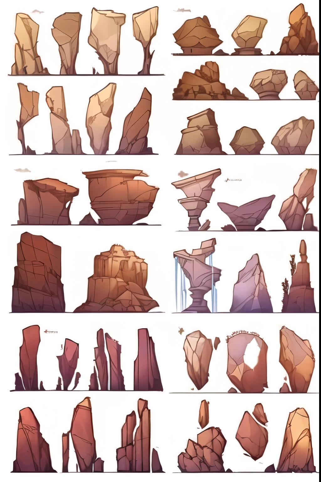 um close de um pilar de pedra com rachaduras, colunas de rocha, estalagmites finas altamente detalhadas, stone pilares, blocos irregulares de pedra, colunas gigantes, large pilares, giant towering pilares, suportes de madeira, colunas altas, gigantic pilares, altas torres de pedra, pilares, ancient ruins background, estalagtites finas altamente detalhadas, textura de revestimento de pedra estilizada
