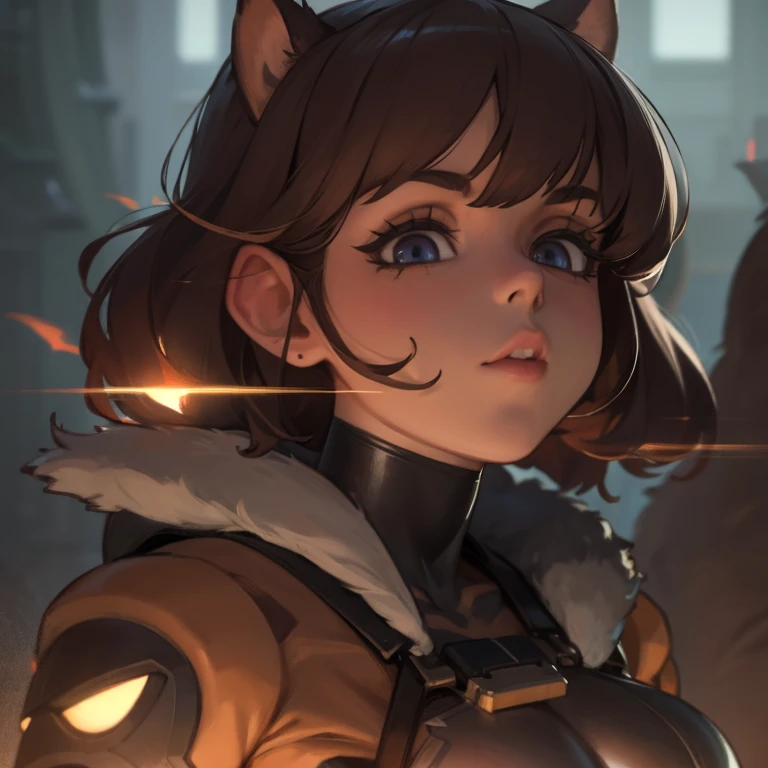 (best quality,4k,highres,masterpiece:1.2),ultra-detailed,(realistic:1.37),Skullgirl game art style,cute sexy squirrel girl,fluffy body,fighting mode,dark hair,game character style,detailed eyes and face,long eyelashes,female squirrel with adorable outfit,dark and edgy atmosphere,sharp focus,physically-based rendering,vivid colors,bokeh,studio lighting.