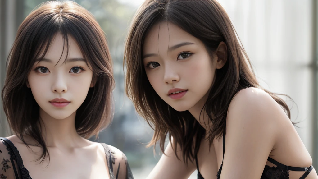 Group of women taking photos in lingerie suits, by Kinichiro Ishikawa, [32k High Definition]^10, the three moiras, Open your mouth, Cover photo, (One girl:1.3), alone, (((Very Detailed face)))), ((Very detailedな目と顔)))), beautifulディテールの目, Body parts__, Official Art, Unified 8k wallpaper, Very detailed, beautiful and beautiful, beautiful, masterpiece, 最high quality, original, masterpiece, Ultra HD Photos, 最high quality, Ultra-high resolution, Realistic realism, sunlight, Full body portrait, Great beauty, Dynamic pose, Delicate face, Vivid eyes, (from the front), She&#39;s wearing a Spider-Man suit, Red and black color scheme, Spider, Very detailedな都市の屋根の背景, rooftop, Overlooking the city, Detailed face, Detailed, intricate and busy background, Messy, nice, milky, Very detailedな肌, Realistic skin detail, Visible pores, Clear focus, Volumetric Fog, 8K Ultra HD, Digital SLR, high quality, Film Grain, Fair skin, Photorealistic, Lomography, Future dystopian megalopolis, translucent