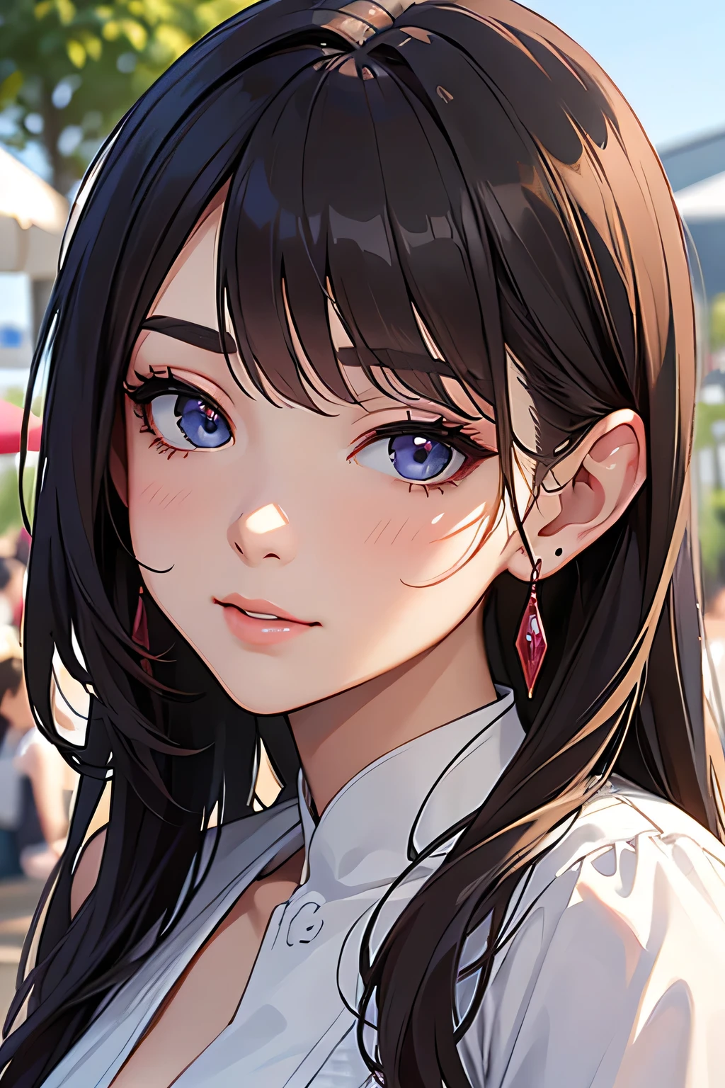 highest quality、High resolution、Detailed Background、(Beautiful face in every detail:1.4)、Anatomically correct、(Detailed facial expressions)、(Detailed eyes:1.2)、(Detailed eyes:1.2)、Beautiful girl in her 20s、(Highly detailed face:1.4)、Brightly colored hair、well-groomed eyebrows、Cute Eye Makeup、Cute Lip Makeup、Cute clothes with little exposure、Wine Festival、Feeling happy、Summer evening、A winery with a beautiful garden、Wine Festival、

Enjoy music and performances while sipping wine and delicious food、

Visit the colorful tents and booths々I enjoy a wide variety of wines.、
people々I am enjoying a wine tasting with a glass in my hand and am impressed by the taste of the wine in my mouth.、Around the venue, there are food trucks and restaurant booths where chefs serve delicious dishes.、To enjoy the pairing with wine々Hasama々I try new dishes and share them with my friends and family.