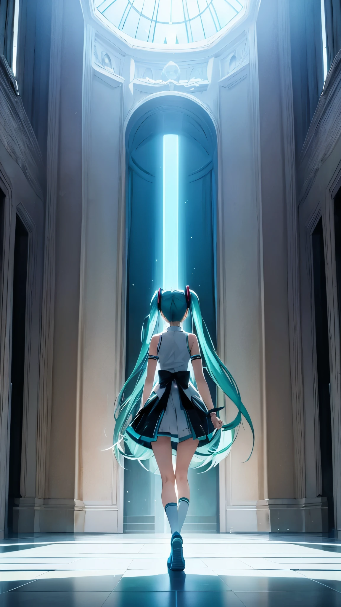 Anime characters、Hatsune Miku、Open the big door and let the light shine