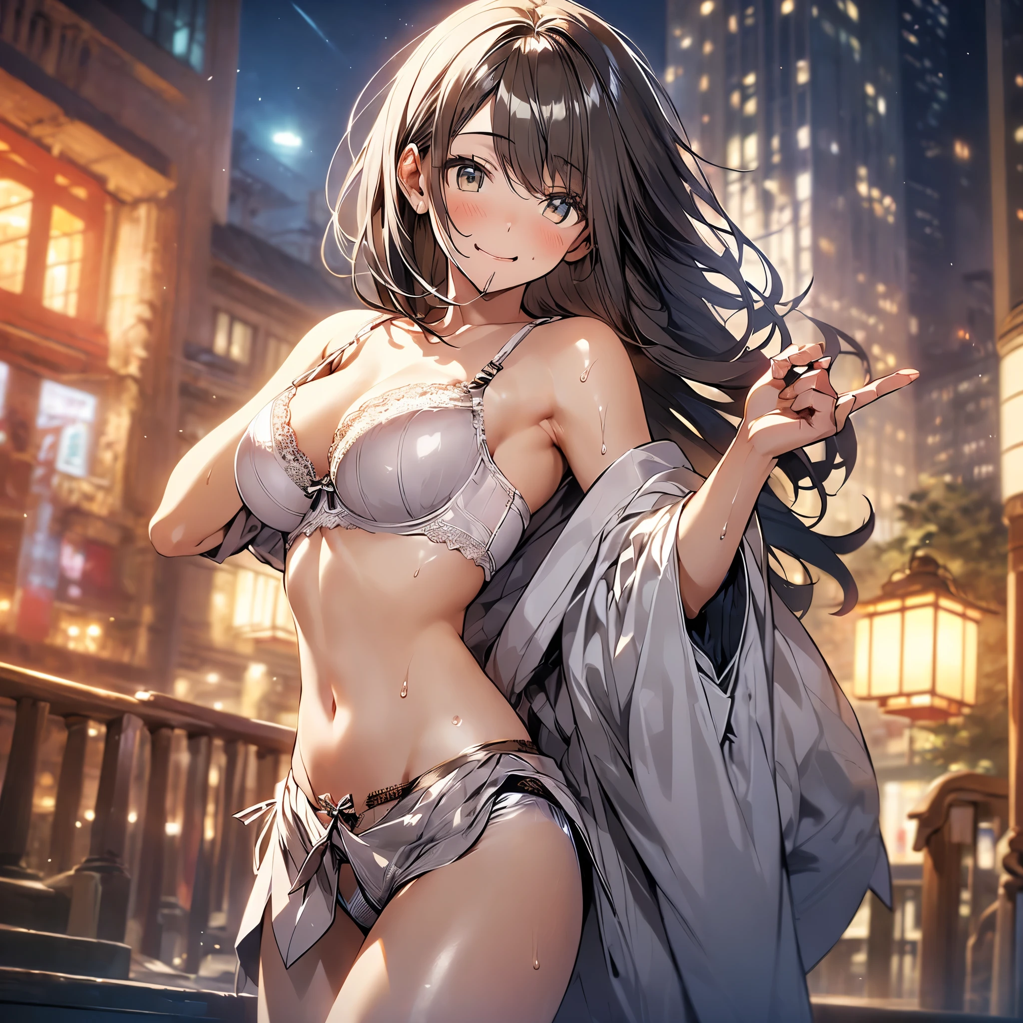 nswf、(((night,真night中))),(whole body),(((Cinema Lighting))),((Perfect Anatomy:1.2,Realistic:1.3,RAW Photos:1.3,masterpiece、highest quality、Ultra - High resolution、High resolution、Highly detailed CG、8k)),((旅館のJapanese-style room))、{{Random pose}},((((Dynamic Pose)))),((Dynamic Angle)),(((Secret Travel)))、((sex))、indoor、1 female,alone,18-year-old、High school girl beautiful girl,Japanese,((Beautiful and graceful face and eyes:1.2,Big beautiful eyes:1.0,)),(Bright Eyes),((Beautiful woman))、((blonde)),Long Hair,(Random hairstyle),Medium Chest,((The body is slim)),Small Head:1.3,skinny,(Brown Skin:1.8),((Oily skin,Glowing Skin,Shiny skin,Sweat:1.4)),(((Kimono 1.8))),{{{Undressing}}},(prostitution),Japanese-style room,((Turn your body forward)),Stick out your crotch、(Detailed depiction of the crotch),break,(((Satin Bra)))、(((satin panties)))、(Shiny bra:2),((Shiny panties:2))、(((Award-winning design underwear))),((((Bra and panties are the same color))))、break,((White underwear:1.5))、(((Underwear with lace)))、(((Luxury Lingerie)))、{{{cum facial}}},{{{cum in mouth}}},{{cum on breasts}},{{{cum on face}}},{{bukkake}},((Vulgarity:1.5))