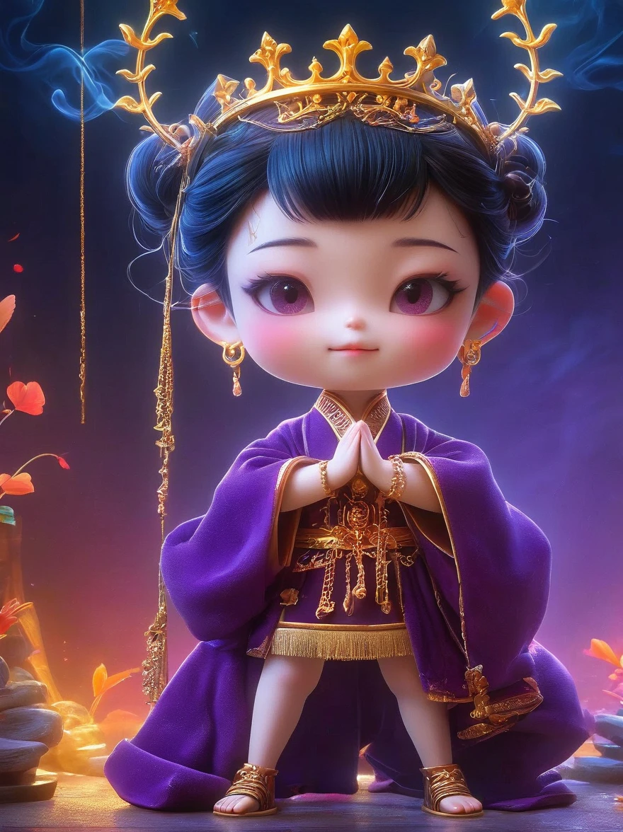 (((超轻clay,clay,Pottery,Rough knitted texture,Distressed out,dirty,Mineral pigments,3Dclay雕塑艺术,clay雕塑,Rough surface))),(Vision:1.8),1girl, concert,(audience:1.5), (Idol stage:1.5),weekend,站在金碧辉煌的Idol stage上,Wearing a golden crown,Dressed in a royal purple velvet robe,Wearing exquisite jewelry,Under the stage lights,A confident expression,The slim microphone fits in your hand,The stage is filled with smoke,Lights focus on people,It creates a mysterious and charming atmosphere,Beautiful eyes and lips,Even more attractive against the shadow background,Laser shows and moving stage effects complement the pulsating neon lights,Create a vibrant performance atmosphere,The stage floor is gleaming,The crowd was enthusiastic,Warm atmosphere,Eye-catching stage design,Full of technology,World-class production standards,Bringing a modern entertainment experience,Music and images blend perfectly,Demonstrating artistic expression and musical talent,The charming stage style makes people intoxicated,Best quality,8K, high resolution,masterpiece,Photorealistic effects,(从远处观看Idol stage:1.6),((Stage scene in telescope))