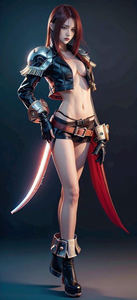 Red hair surrealism, shadow, character table, Reference table, Draw while standing, 8k, Super details, 1080P, Women HD, 4K, 8k, 16k, high resolution, best quality, high quality, anatomically correct, masterpiece, precise, ultra high definition,grace,Unreal Engine,delicate face,long braids,slim,long legs