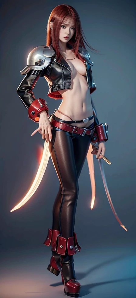 Red hair surrealism, shadow, Character table, Reference Table, Standing painting, 8k, Super Detail, 1080P, Women HD, 4K, 8k, 16k, high resolution, best quality, high quality, Anatomically correct, masterpiece, precise, Ultra HD,grace,Unreal Engine,Delicate face,Long braids,slim,Long legs,Venom Costume