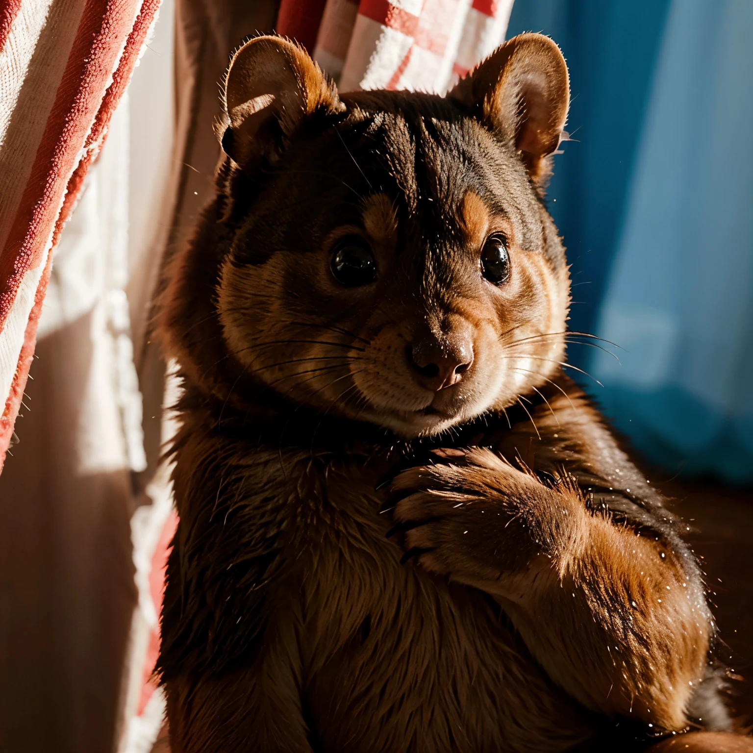 Oso enamorado ardilla