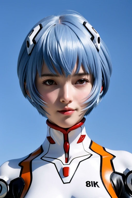 ( (8k:1.27), highest quality, masterpiece, Ultra-high resolution:1.2) Full body photo of a Japanese woman (beautiful:1.0), realistic, Portrait of a realistic girl, One Girl, Full body portrait, 
Real skin, Accurate anatomical structure, 
Realistic, Rei Ayanami, Rei Ayanami, Ayanami Rei, Reality Girls, Reality Girls, 
short hair, Dark blue hair, Detailed Hair, Hair blowing in the wind, Smooth Hair, Smiling expression, 
Evangelion headset, Headpod, Interface Pod, 
Red eyes, Red Eyes, 
Shoulder width is normal,Sloping shoulders, small breast, 
Plug Suit, Bodysuits, 未来的なBodysuitsを着ている, エヴァンゲリオンのPlug Suit, Evangelion pilot suit, シンプルなPlug Suit, ピッタリとしたBodysuits, 
