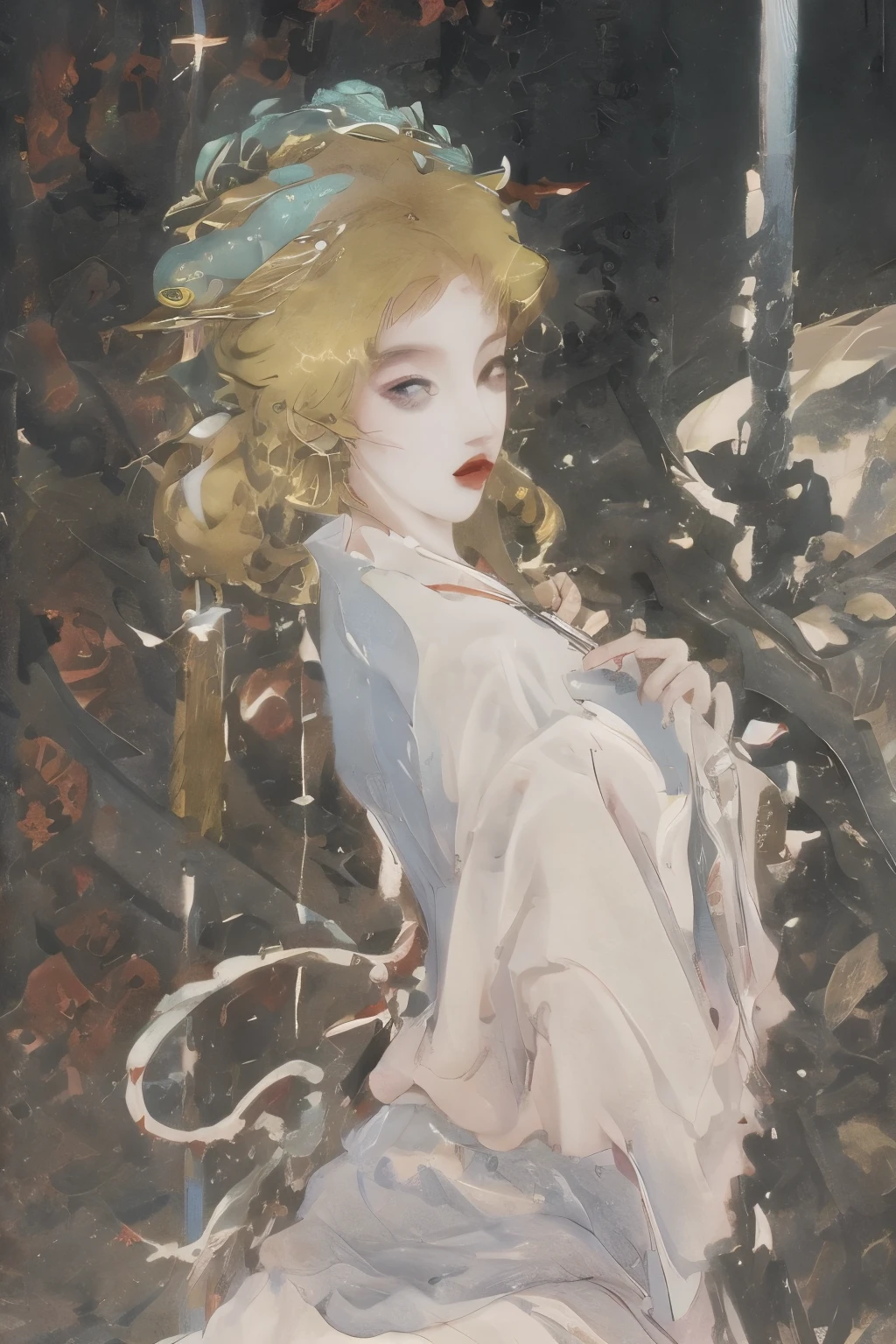 ((masterpiece)), (best quality), (Ultra Detailed), ((Very detailed)), 4K, (8k), Sailor Moon, Long blond hair, Double tail, Sailor Moon Aesthetics, Dream Core,