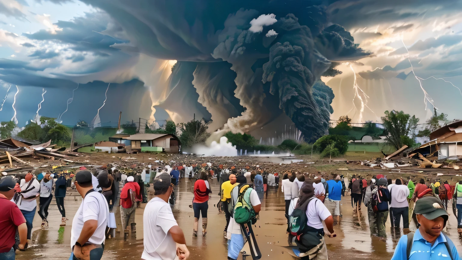 Tormenta, tornado, chuva