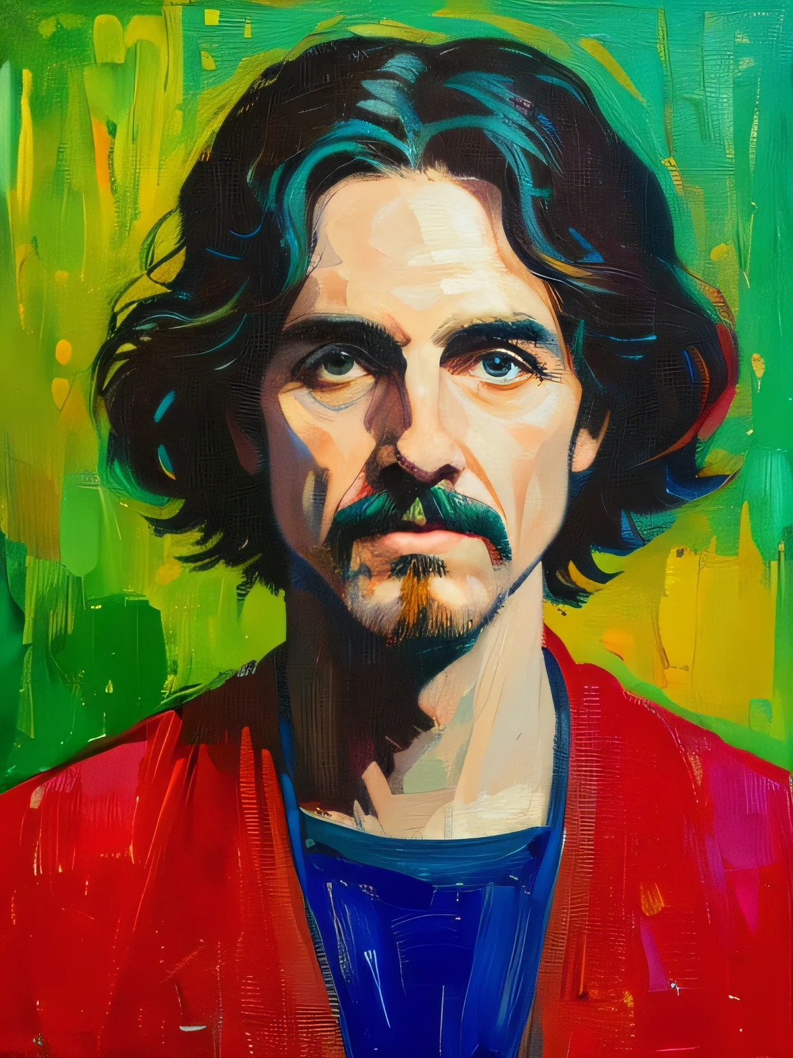Generate paintings of brilliant philosophers in the style of Peter Doig.